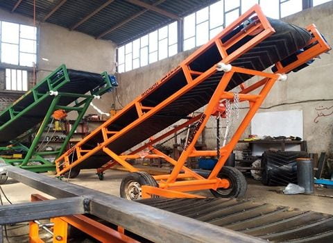 نوار نقاله مصالح مناسب جابجایی پیوسته مواد ساختمانی